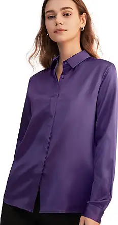 LILYSILK Silk Shirt Dress Banded Cuff Removable Belt UK Green XS