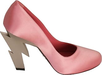 Prada Sandalen aus Lackleder in Pink Damen Schuhe Absätze Schuhe mit flachen und mittelhohen Absätzen 