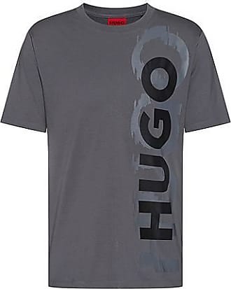 Herren Bekleidung T-Shirts Poloshirts BOSS by HUGO BOSS Baumwolle Poloshirt aus Bio-Baumwolle mit Logo-Stickerei in Grau für Herren 
