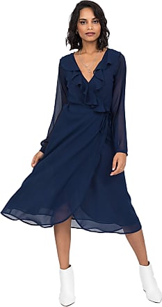 Blue Wrap Dresses: 56 Products \u0026 up to −71% | Stylight