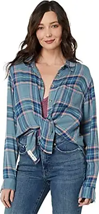 Women's Lucky Brand Checked Blouses gifts - at $49.44+
