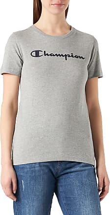 Champion Seasonal AC Logo Allover Crewneck T-Shirt Camiseta para Mujer 