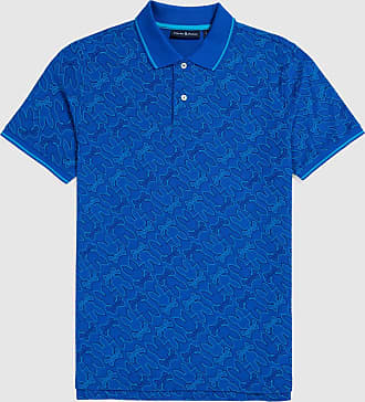 Louis Vuitton 2018 Allover Tweed Monogram Polo Shirt - Blue Polos