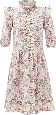 BATSHEVA + Laura Ashley Welsh ruffled floral-print cotton-poplin dress