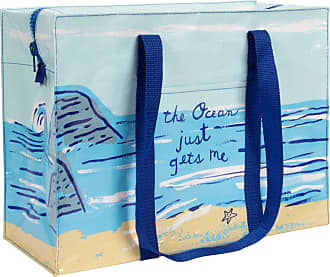  Blue Q Shoulder Totes: The Carry Everywhere Bag With a Hefty  Zipper, Exterior Pocket, Reinforced Floor. 95% Recycled Material (Painted  Tile) : Clothing, Shoes & Jewelry