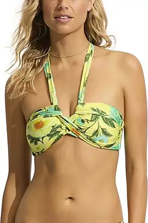 Seafolly Womens Bandeau Halter Bikini Top Swimsuit : : Clothing,  Shoes & Accessories