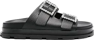 Pollini double-strap sandals - Black