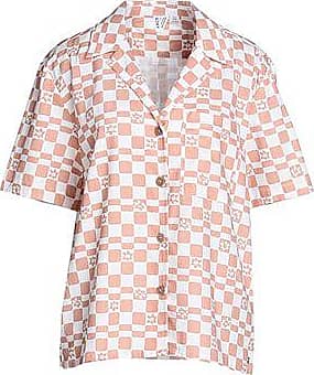 Aloha Sunset Check - Camisa de Manga Corta para Mujer