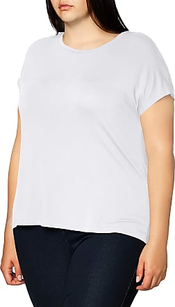 Brand Daily Ritual Womens Plus Size Jersey Short-Sleeve Open Crew Neck Tunic