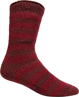 REDTAG Girls Striped Extreme Thermal Non-Slip Slipper Socks 