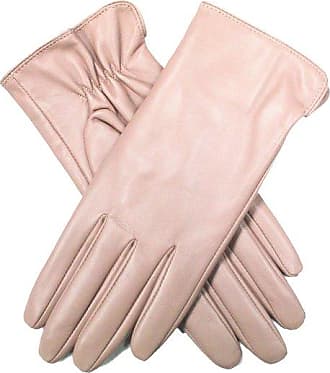 blush leather gloves