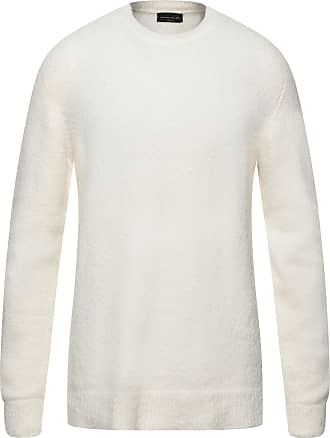 Roberto Collina Wolle Pullover in Weiß für Herren Herren Bekleidung Pullover und Strickware Rundhals Pullover 