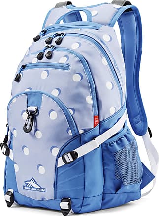 High Sierra Loop-Backpack, School, Travel, or Work Bookbag with tablet-sleeve, Polka Dot, One Size