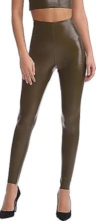 Commando faux leather perfect control snake print leggings in brown