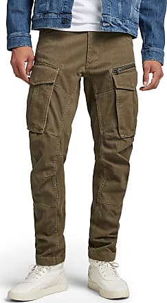 G-Star Raw Men's Rovic Zip 3D Straight Tapered Fit Cargo Pants, Smoke Olive  at Amazon Men's Clothing store