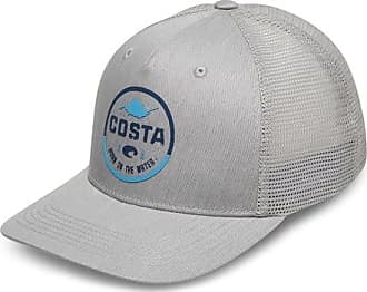 Costa Del Mar Logo Core Performance Trucker Hat Grey/Black Snap