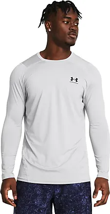 Under Armour Mens HeatGear Fitted Short Sleeve (Tempered Steel