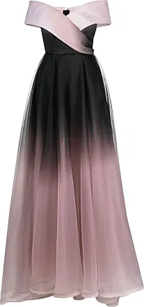 Ana Radu open-back velvet gown - Black