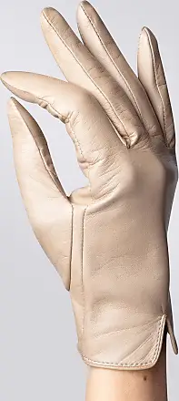 GUCCI women's gloves NWT Leather Gold size 6,5