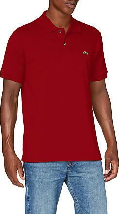 red lacoste polo mens