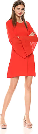 bcbg red and pink dress