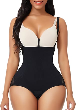 Tummy Control Open Bust High Waisted with Zipper Thigh Slimmers CINDYLOVER Womens Shapewear Seamless Bodysuits 