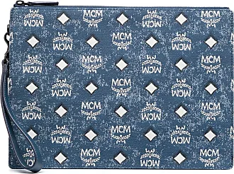 Shop MCM Monogram Unisex Canvas Plain Leather Folding Wallet