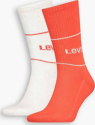 Levi's Unisex Stripe Low Cut Socks Chaussettes Basses Unisexes à Micro Rayures et Logo Mixte 