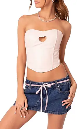 Edikted strappy backless crop top