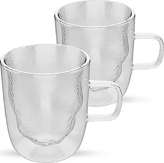 Godinger Set of 2 Double Wall 2.5-oz. Coffee Mugs - Clear