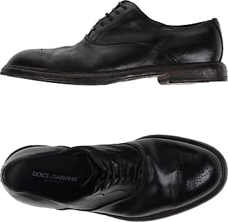 Homme Chaussures Chaussures  à lacets Chaussures basses Chaussures oxford à lacets Cuir Dolce & Gabbana pour homme en coloris Noir 