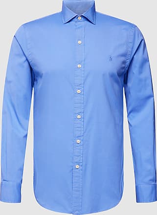 Polo Ralph Lauren Baumwolle Custom-Fit Ratièrehemd mit Rautenmuster in Blau für Herren Herren Bekleidung Hemden Business Hemden 