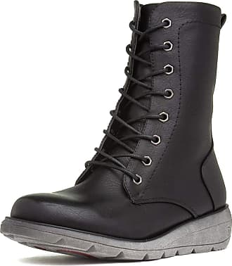 heavenly feet black patent boots
