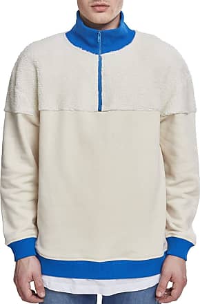 Urban Classics Herren Sweatshirt Pullover Oversize Sweat Shoulder Stripe Troyer 