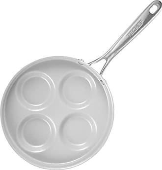 Techef - CeraTerra 20cm Ceramic Nonstick Frying Pan (PTFE and PFOA Free Ceramic Exterior & Interior), Oven & Dishwasher Safe, Made in Korea