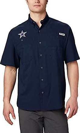 Buy Dallas Cowboys Columbia Big & Tall PFG Bonehead Logo Button-Up