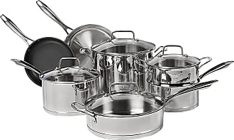  Cuisinart 4193-20 Contour Stainless 3-Quart Saucepan with Glass  Cover: Cuisinart Pans: Home & Kitchen
