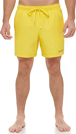 Mens Swim Trunks 5 Inch Inseam Bathing Suit Men Quick Dry Beach Shorts Mens  Swim Shorts No Mesh Lining Swimwear Yellow at  Men's Clothing store