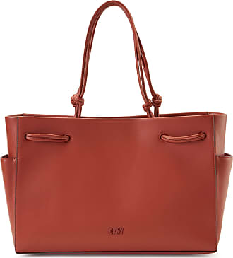 New DKNY BRYANT PARK Crimson Leather Tote / Shoulder Bag.$250.00