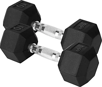 Yes4All 1 inch Cast Iron Weight Plates for Dumbbells, Standard