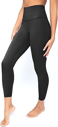 Yogalicious Lux Women’s Crosstown High Rise Ankle Tight Black Leggings Size  M