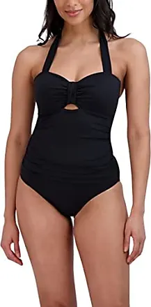 BCBGMAXAZRIA Women's Standard One Piece Swimsuit Adjustable Ruched Bodice  Tummy Control Quick Dry Bathing Suit, Black, Small : : Clothing,  Shoes & Accessories