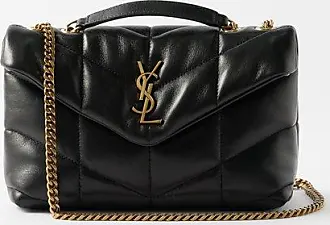 Loulou Puffer Medium black leather shoulder bag  Luxury fashion outfits,  Preppy outfits, Saint laurent