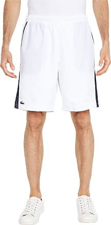 white lacoste shorts