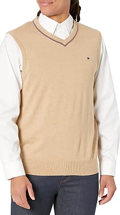 ONTBYB Mens V-Neck Classic Fit Sweater Vest Sleeveless Solid Vest