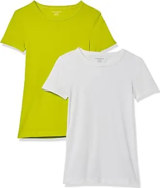Essentials T-Shirt Col en v à Une Poche et Manches Courtes Coupe  Ajustée Homme, Lot de 2