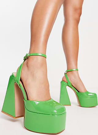 simmi london Pantoufles vert style d\u00e9contract\u00e9 Chaussures Chaussons Pantoufles 