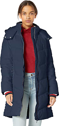 tommy hilfiger hooded down jacket womens