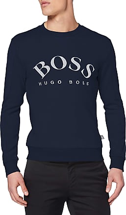 hugo boss crew neck jumper grey