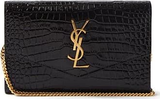 SAINT LAURENT - Collège monogram quilted-leather cross-body bag